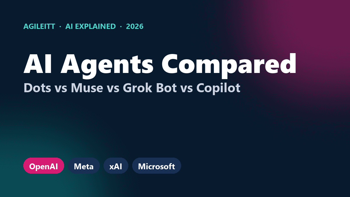 Personal AI Agents Compared (2026): OpenAI Dots vs Meta Muse vs Grok Bot vs Copilot Autopilot