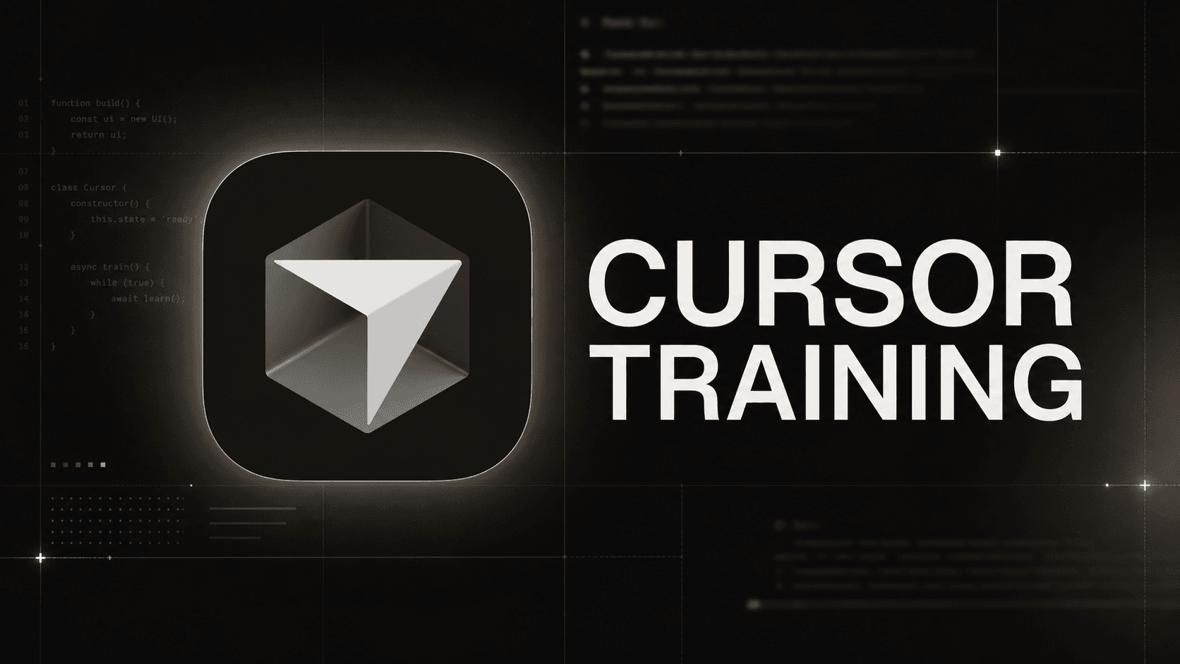 Cursor AI training: build software with an AI coding agent course cover